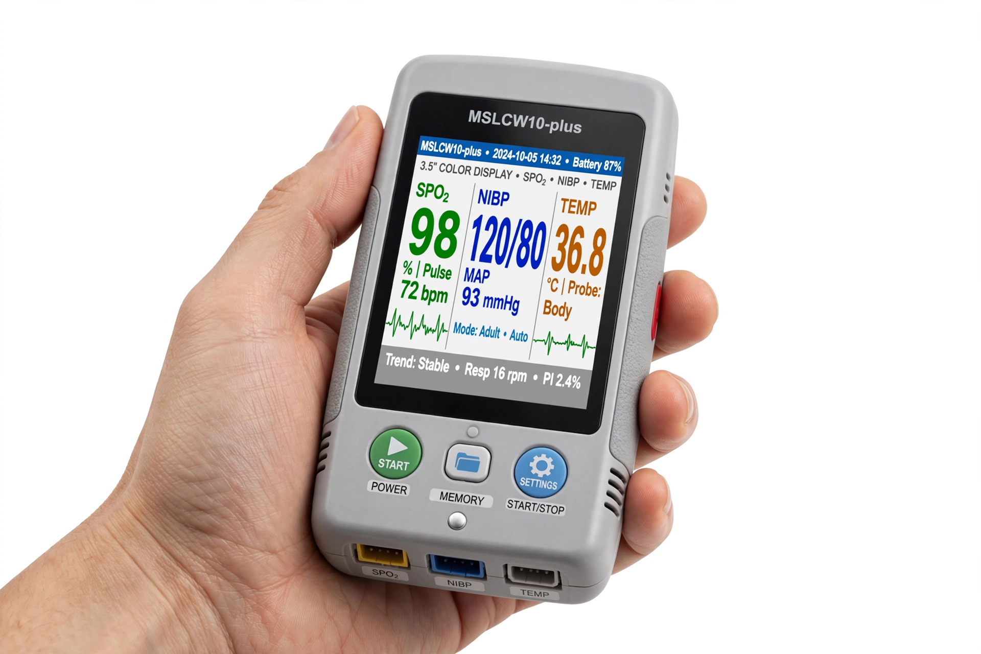 Human Handheld Monitor – MSLCW10-PLUS
